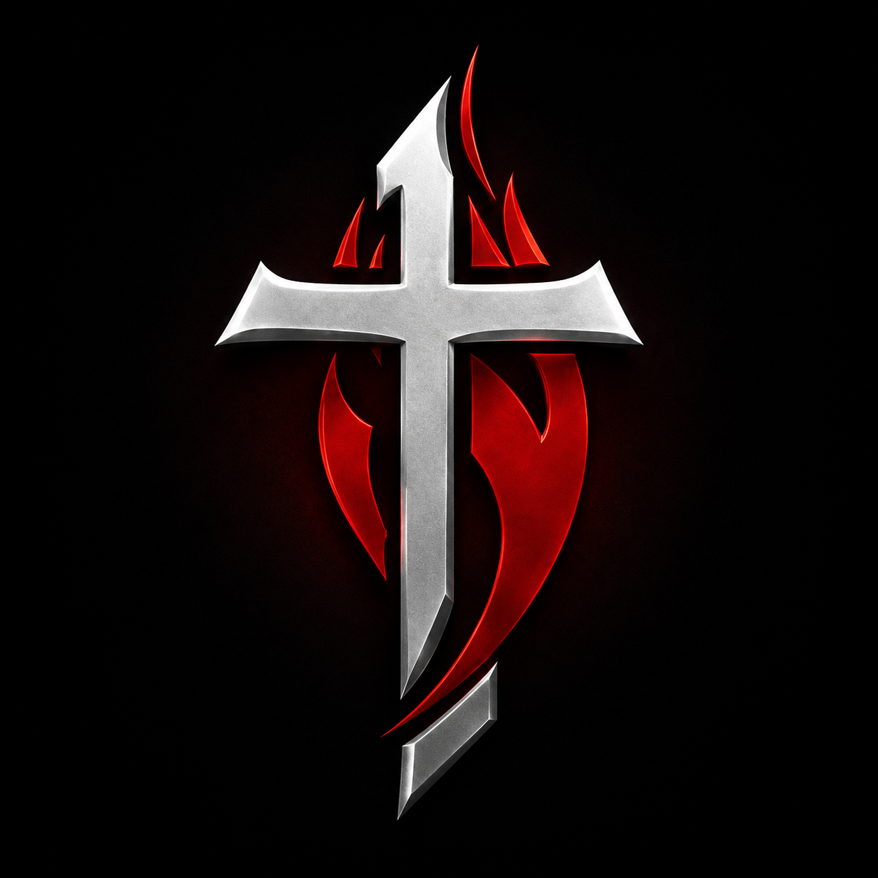 H.O.S.T. Cross and Fire logo